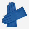 Sofia (blue) - Italian lambskin leather gloves with silk lining