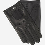 Umberto (black) - Italian lambskin leather driving gloves & touchscreen feature - Fratelli Orsini - Luxury Driving Gloves - Handmade in Italy - 1