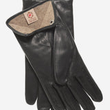 CA3630 (black) - Men's Italian winter lambskin driving gloves lined in cashmere