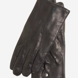 CA3630 (black) - Men's Italian Winter Lambskin Driving Gloves Lined in Cashmere - Leather Gloves Online - Luxury Leather Gloves - 1