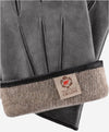 CA3951 (grey) - Men's Italian cashmere lined suede dress gloves