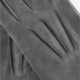 CA3951 (grey) - Men's Italian cashmere lined suede dress gloves