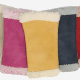 CA4163 (sunshine) - Women's Italian lamb shearling fingerless gloves