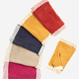 CA4163 (sunshine) - Women's Italian lamb shearling fingerless gloves