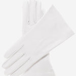 CA4201 (undyed) - Women's Undyed Unlined Lambskin Leather Gloves - Leather Gloves Online - Luxury Leather Gloves - 1