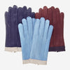 CA4384 (navy) - Women's Italian cashmere lined peccary gloves