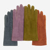 CA4538 (coffee) - Handsewn Italian cashmere lined women's carpincho dress gloves