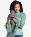 CA4538 (lilac) - Handsewn Italian Cashmere Lined Women's Carpincho Dress Gloves - Leather Gloves Online - Luxury Leather Gloves - 2