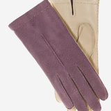CA4538 (lilac) - Handsewn Italian Cashmere Lined Women's Carpincho Dress Gloves - Leather Gloves Online - Luxury Leather Gloves - 1