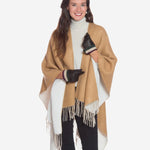CA4661 (black) - Women's Handsewn Cashmere Lined Deerskin Gloves with Distinctive Strap and Buckle - Leather Gloves Online - Luxury Leather Gloves - 8