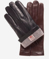 CC3001 (black) - Men's Italian cashmere lined leather gloves