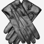 CC3104 (black) - Men's Handsewn Cashmere Lined Leather Gloves - Leather Gloves Online - Luxury Leather Gloves - 2