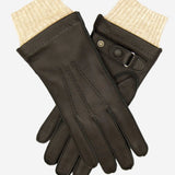 CC3115 (dark brown) - Men's Italian  Deerskin Leather Gloves with Cashmere Lining - Leather Gloves Online - Luxury Leather Gloves - 1