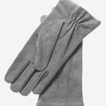 CC3117 (grey) - Men's Italian Cashmere Lined Suede Formal and Dress Leather Gloves - Leather Gloves Online - Luxury Leather Gloves - 1