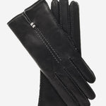 CC4301 (black) - Women's Handsewn Italian Cashmere Lined Leather Gloves - Leather Gloves Online - Luxury Leather Gloves - 2