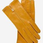 CC4301 (canary) - Women's Handsewn Italian Cashmere Lined Leather Gloves - Leather Gloves Online - Luxury Leather Gloves - 2