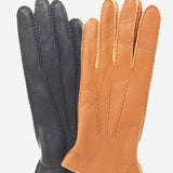CC4515 (saddle) - Women's Italian Cashmere Lined Deerskin Gloves