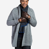 CD3528 (brown) - Men's Italian Leather Driving Gloves with Cashmere Lining - Leather Gloves Online - Luxury Leather Gloves - 4