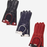 CD4134 (navy) - Women's Italian Lambskin Driving Gloves
