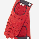 CD4134 (red) - Women's Italian Lambskin Driving Gloves - Leather Gloves Online - Luxury Leather Gloves - 2