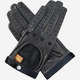 CD4201 (black) - Women's Elegant Italian Lambskin Driving Gloves - Leather Gloves Online - Luxury Leather Gloves - 1