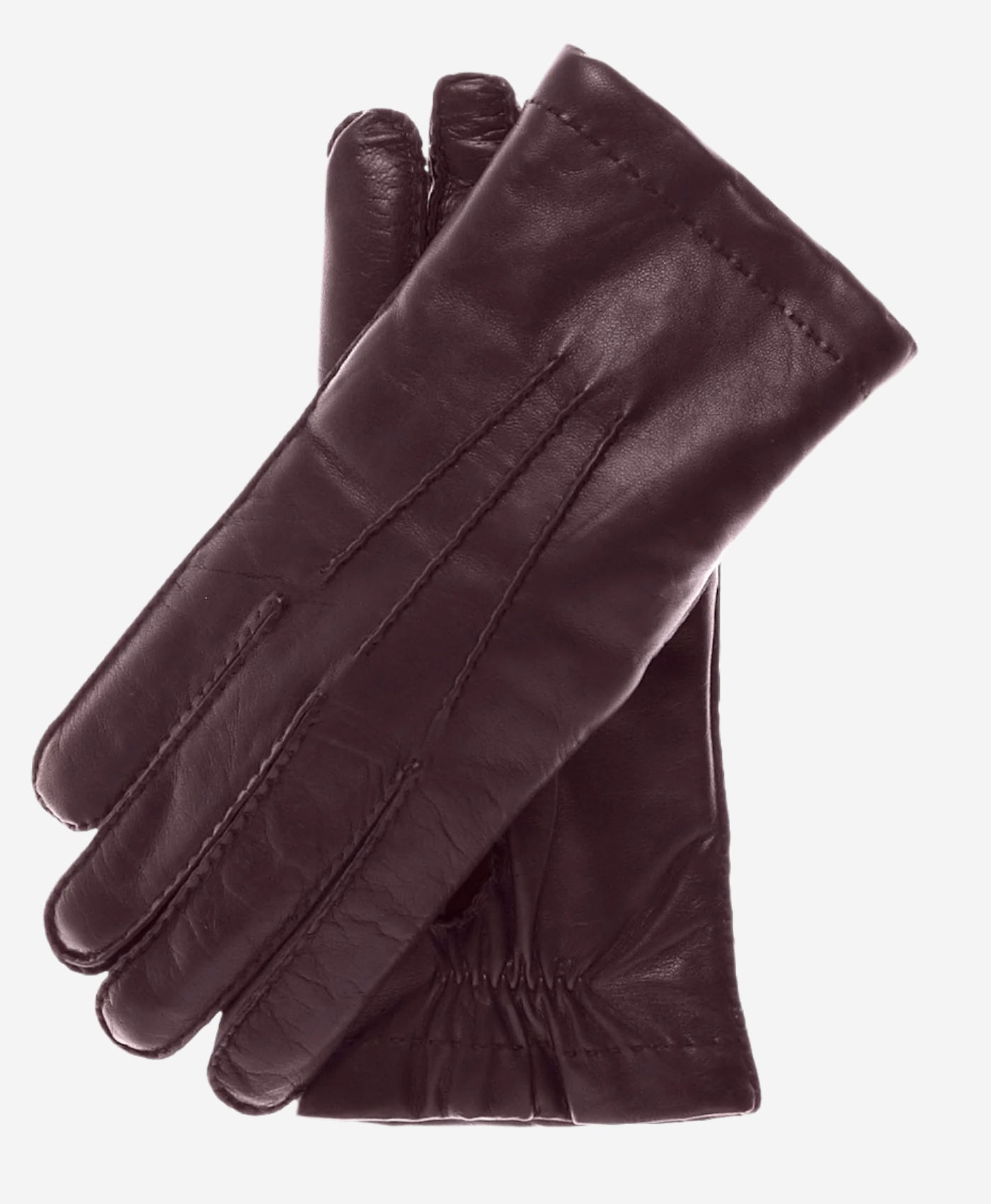 CL3103 (brown) - Men's Handsewn Lamb Shearling Winter Leather Gloves - Leather Gloves Online - Luxury Leather Gloves - 1