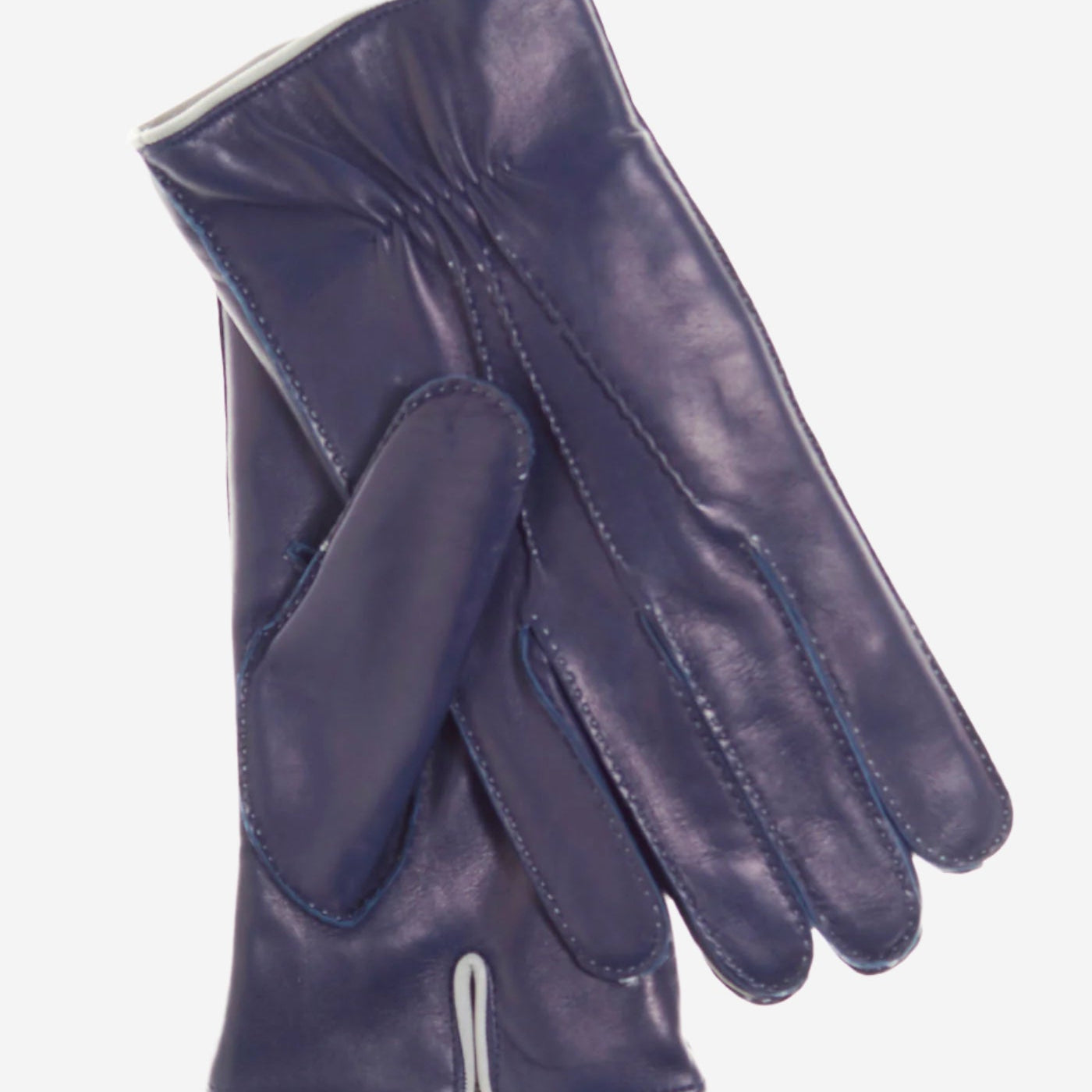CL3505 (blue) - Men's Italian Handsewn Shearling Gloves - Leather Gloves Online - Luxury Leather Gloves - 1