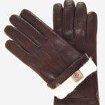 CR3001 (brown) - Men's Italian Rabbit Fur Gloves - Leather Gloves Online - Luxury Leather Gloves - 1