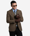 CR3103 (brown) - Men's Handsewn Rabbit Fur Gloves - Leather Gloves Online - Luxury Leather Gloves - 4