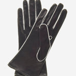 CS4175 (black/white) - Leather Gloves Online - Luxury Leather Gloves - 1