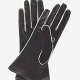 CS4175 (black/white) - Leather Gloves Online - Luxury Leather Gloves - 1