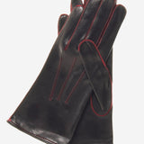 CS4175 (black/red) - Leather Gloves Online - Luxury Leather Gloves - 2