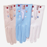 CS4312 (harbor) - Women's Italian Silk Lined Gloves with Buttons