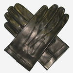 CU1001 (black) - Men's Italian Unlined Leather Gloves- Leather Gloves Online - Luxury Leather Gloves - 1