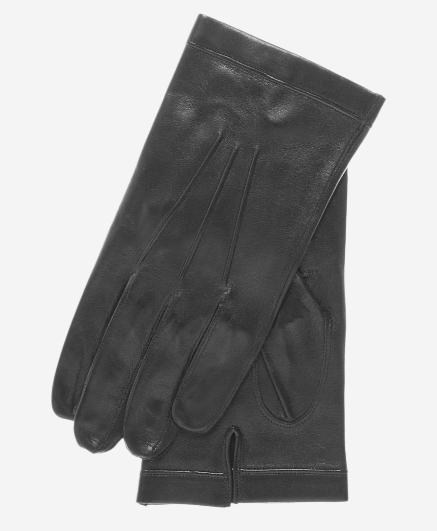 CU1001 (black) - Men's Italian Unlined Leather Gloves- Leather Gloves Online - Luxury Leather Gloves - 2