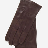 CU1001 (brown) - Men's Italian Unlined Leather Gloves- Leather Gloves Online - Luxury Leather Gloves - 2