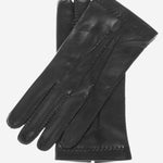 CU1003 (black) - Men's Handsewn Italian Unlined Leather Gloves- Leather Gloves Online - Luxury Leather Gloves - 1