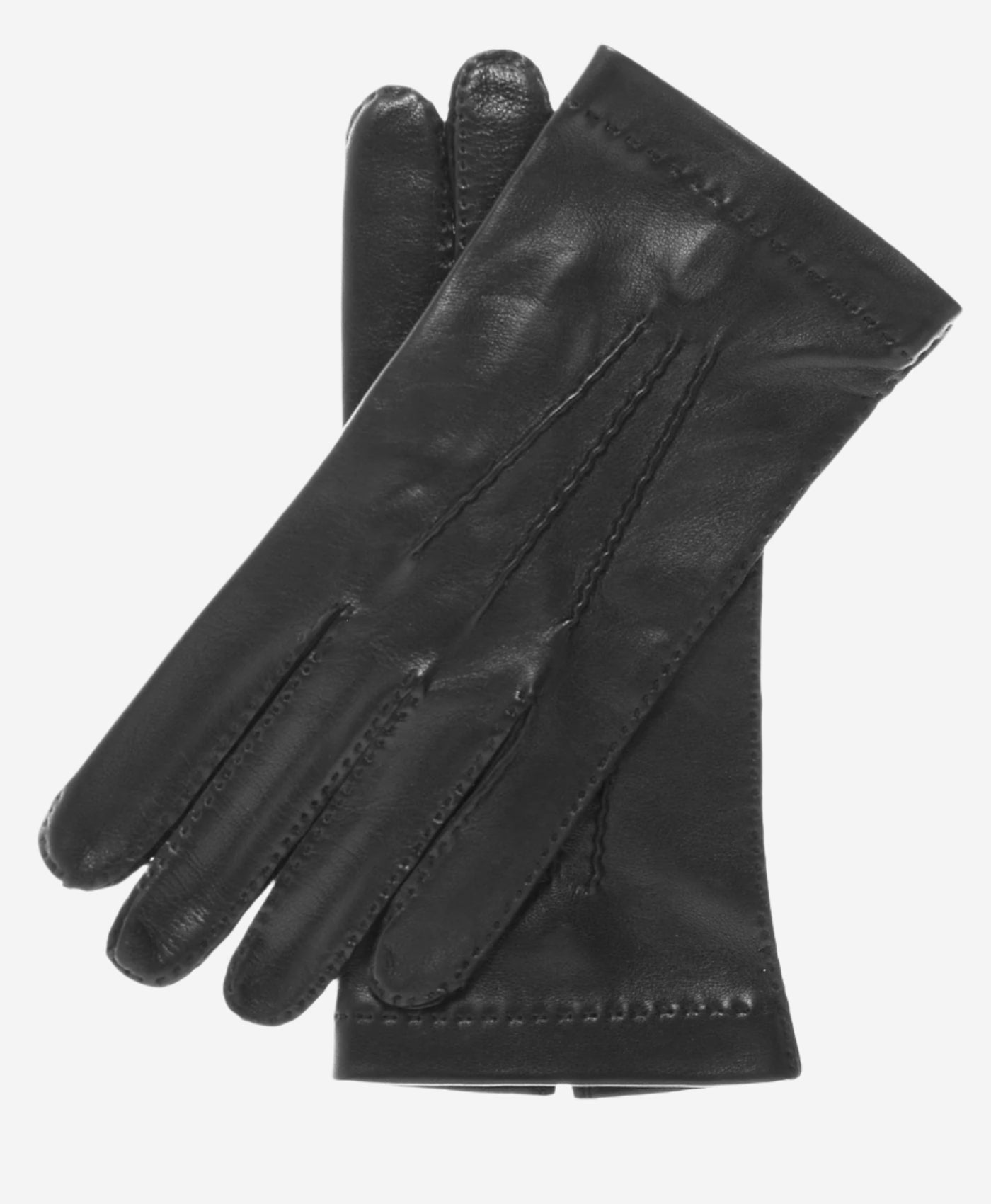 CU1003 (black) - Men's Handsewn Italian Unlined Leather Gloves- Leather Gloves Online - Luxury Leather Gloves - 1