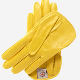 CU4303 (yellow) - Women's short Italian leather gloves