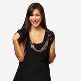 CU4303 (black) - Women's Short Italian Leather Gloves- Leather Gloves Online - Luxury Leather Gloves - 2