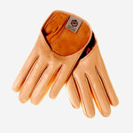 CU4303 (peach) - Women's Short Italian Leather Gloves- Leather Gloves Online - Luxury Leather Gloves - 1