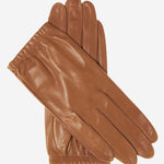 CU4601 (camel) - Women's Unlined Italian Fashion Leather Gloves With Short Wrist- Leather Gloves Online - Luxury Leather Gloves - 1
