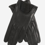 CU4629 (black) - Women's Unlined Italian Fashion Leather Gloves With Short Wrist- Leather Gloves Online - Luxury Leather Gloves - 1