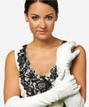 Angelina (ivory) - Italian silk lined 12-button length leather bridal / opera gloves - Leather Gloves Online - Luxury Leather Gloves - 3