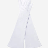 Angelina (ivory) - Italian silk lined 6-button length leather bridal / opera gloves - Leather Gloves Online - Luxury Leather Gloves - 1
