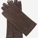 CX3350 (brown) - Men's Cadet Size Wool Lined Leather Gloves- Leather Gloves Online - Luxury Leather Gloves - 1