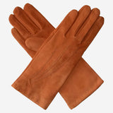 EC4520 (cinnamon) - Women's Italian cashmere lined suede gloves