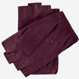 Rossana (xb) - Italian fingerless lambskin leather driving gloves - Leather Gloves Online - Luxury Leather Gloves - 2