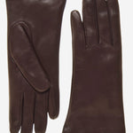 ER4003 (brown) - Women's Italian Rabbit Fur Gloves  - Leather Gloves Online - Luxury Leather Gloves - 1