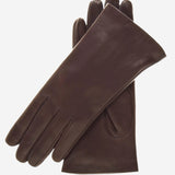 ER4003 (brown) - Women's Italian Rabbit Fur Gloves  - Leather Gloves Online - Luxury Leather Gloves - 2
